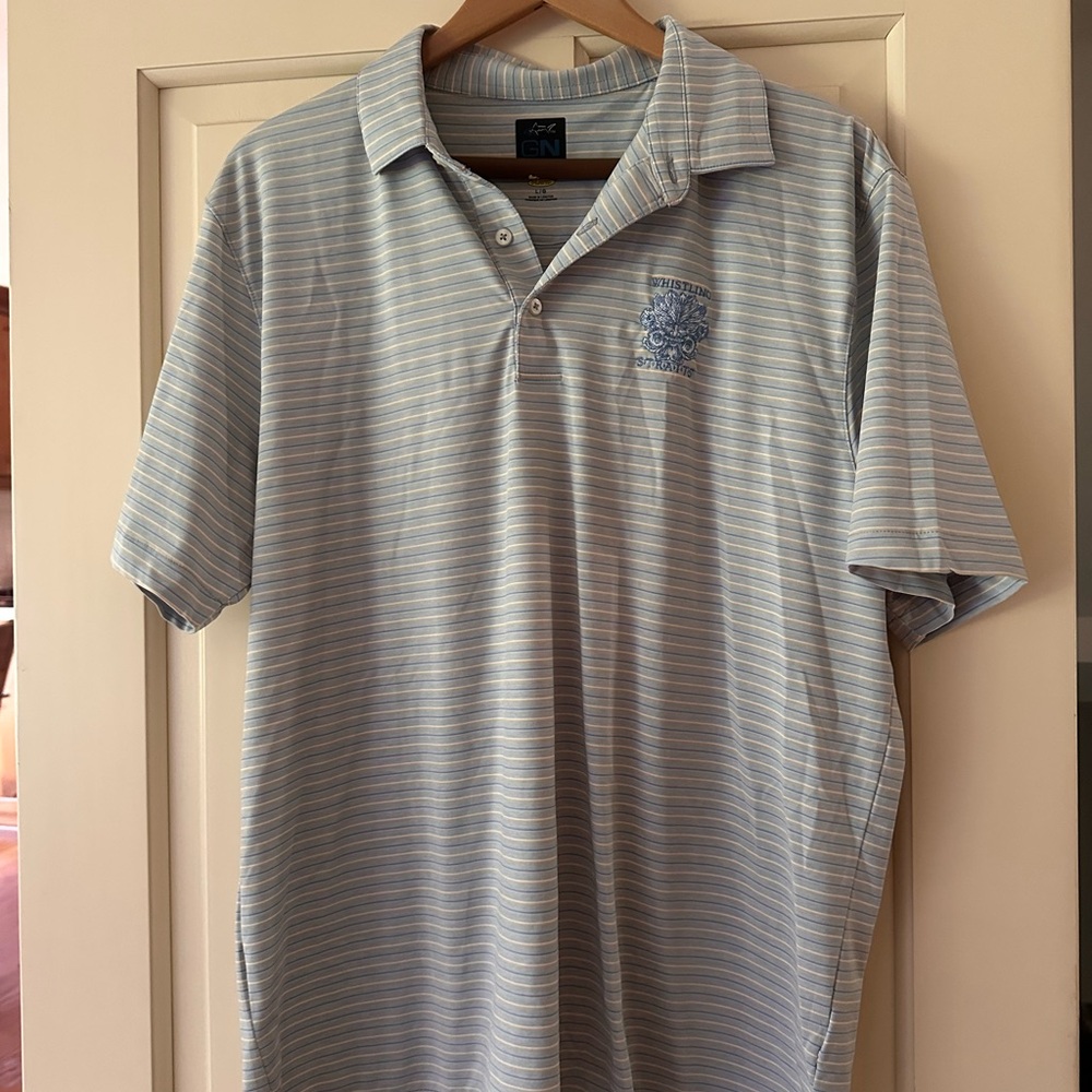 Men's Whistling Straits Striped Polo Shirt